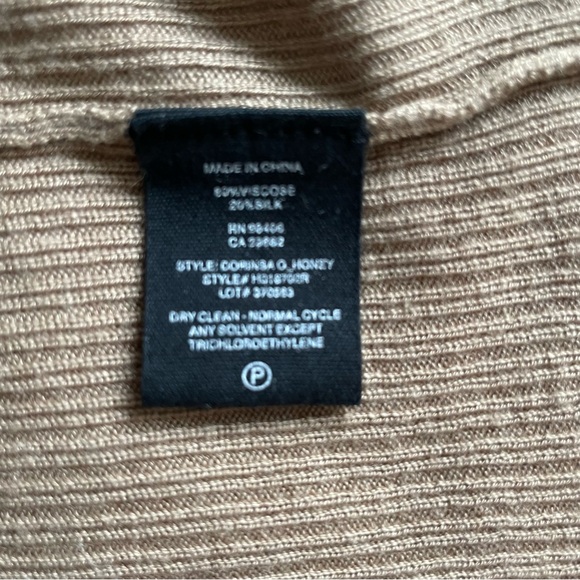 Theory Dorinsa O Honey Open Cardigan Duster Sweater - Picture 10 of 11